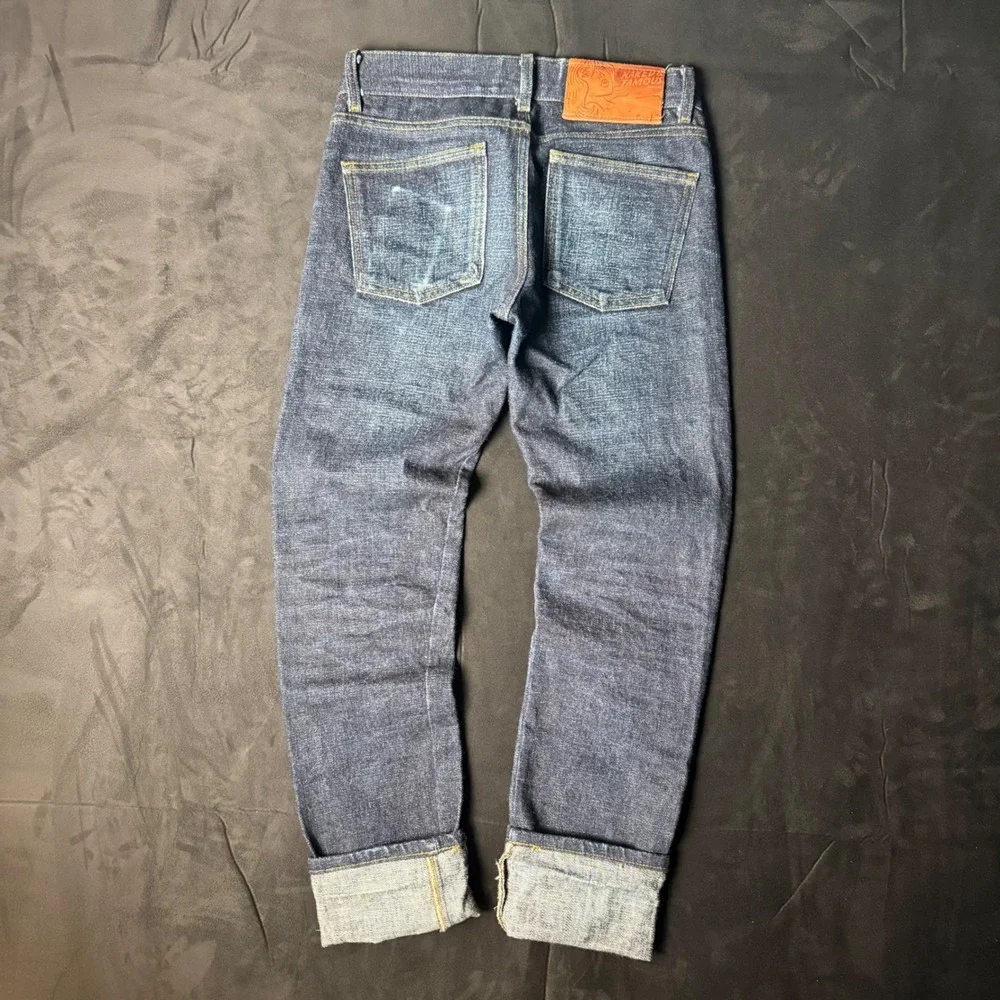 Modern Mens Naked & Famous Selvedge Okayama Spirit Indigo Denim Jeans 30